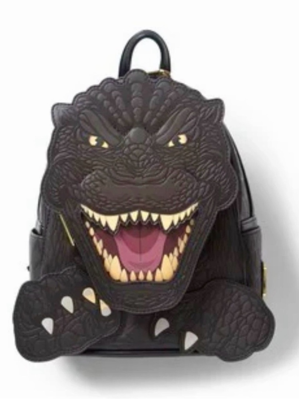 NEW Loungefly GODZILLA Cosplay Black Glow in the Dark Backpack BAM Exclusive